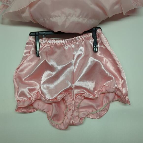 Jona Michelle Pink Polk a dot Party Dress Tulle Ruffle  Size 18 Months - Picture 5 of 7